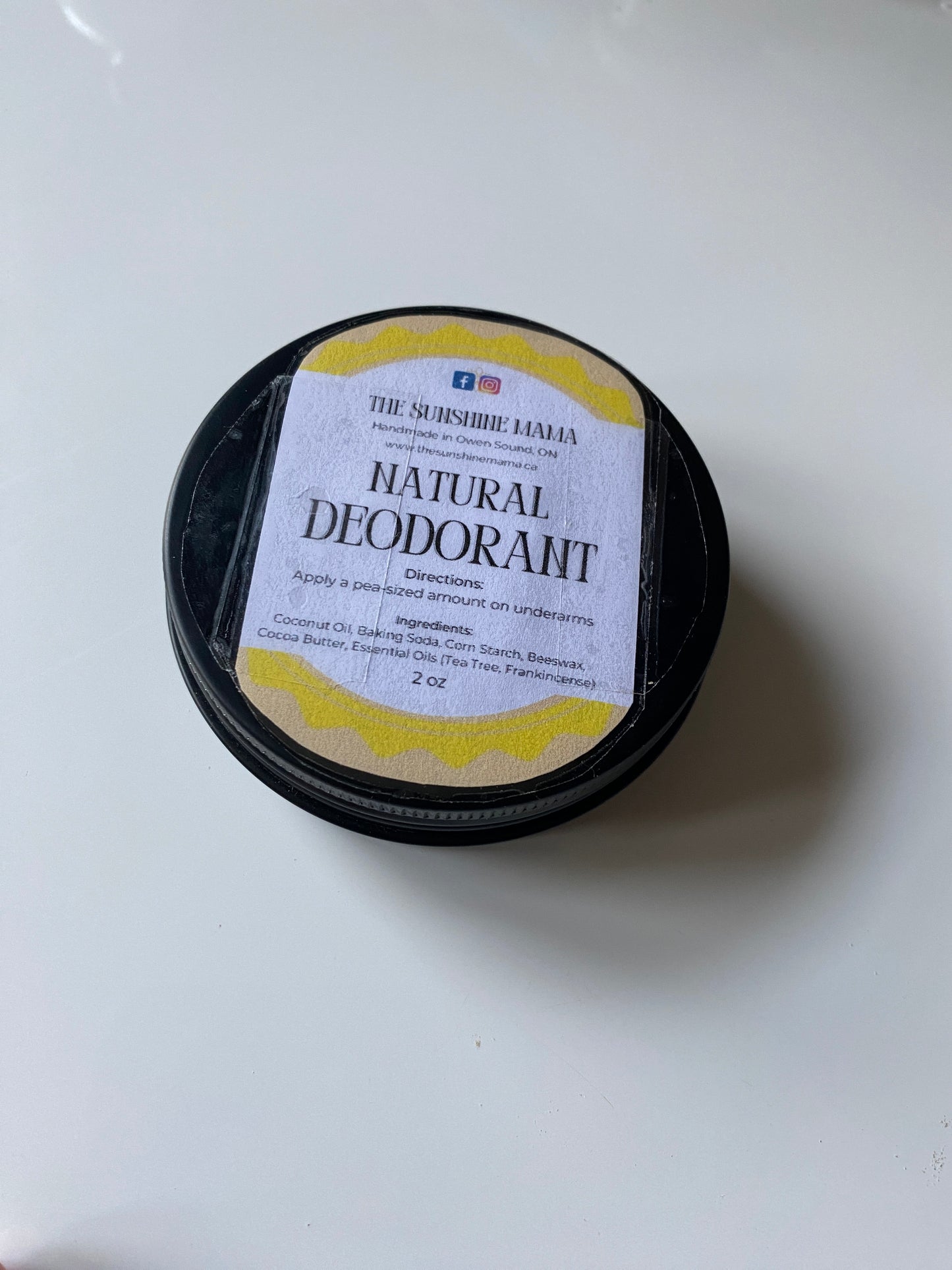 Natural Deodorant